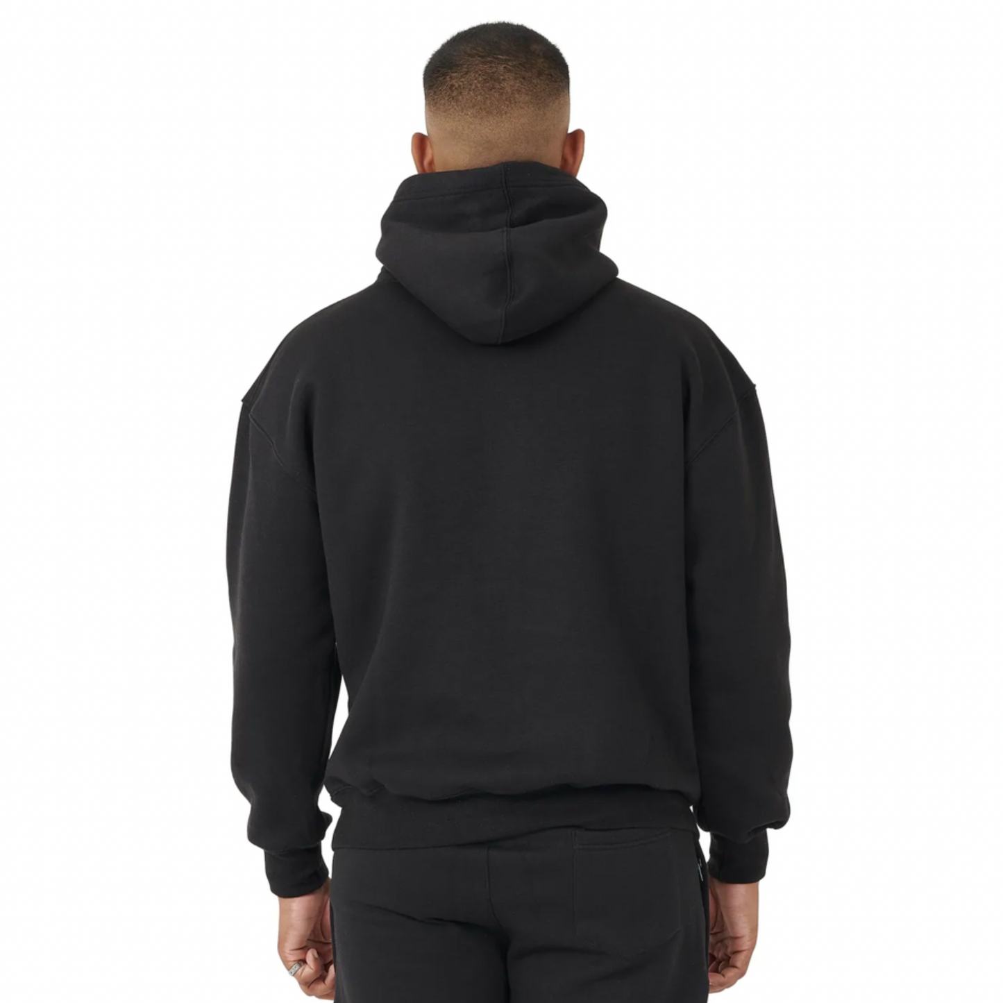 ESSENTIAL HOODIE - BLACK - BEMADE
