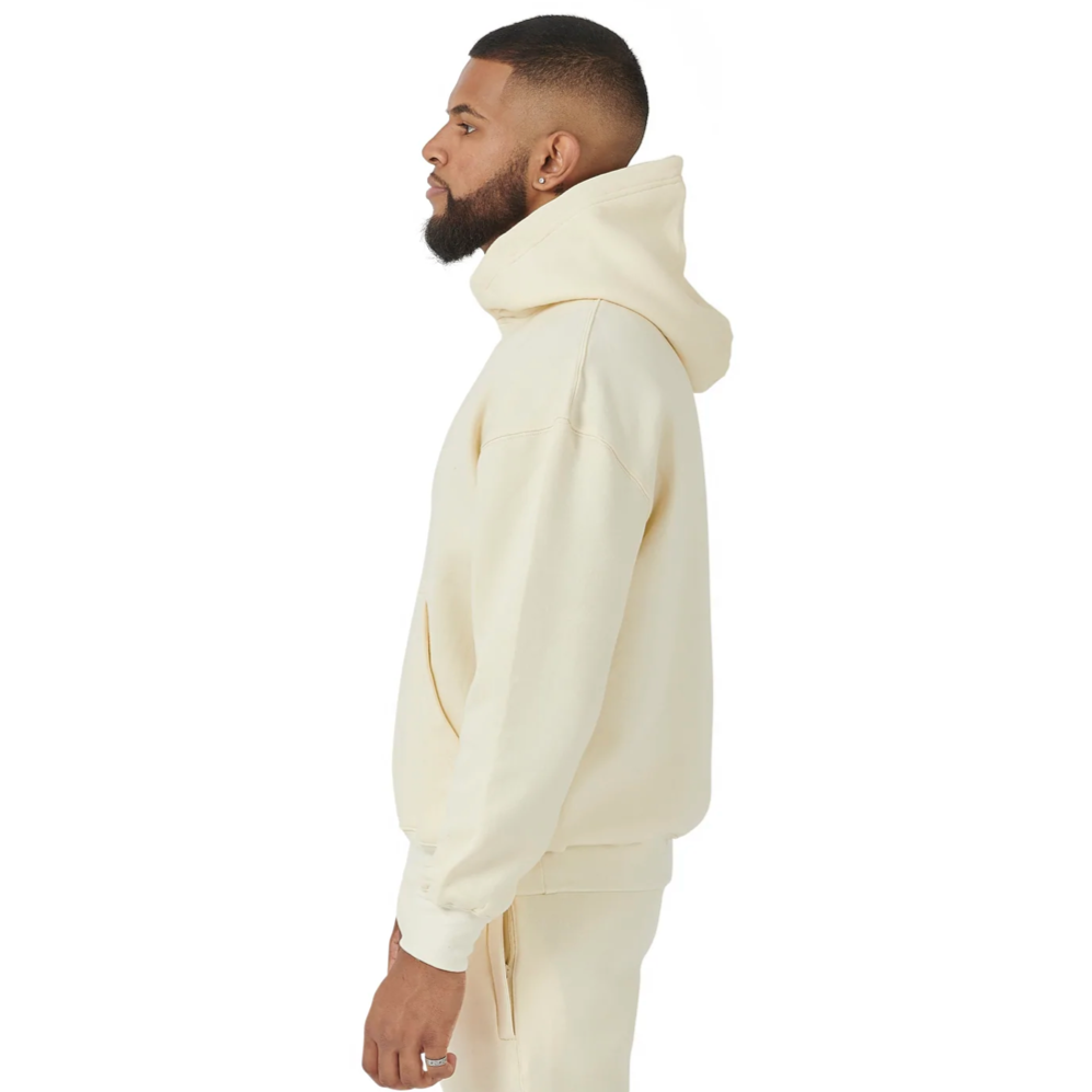 ESSENTIAL HOODIE - IVORY CREAM - BEMADE