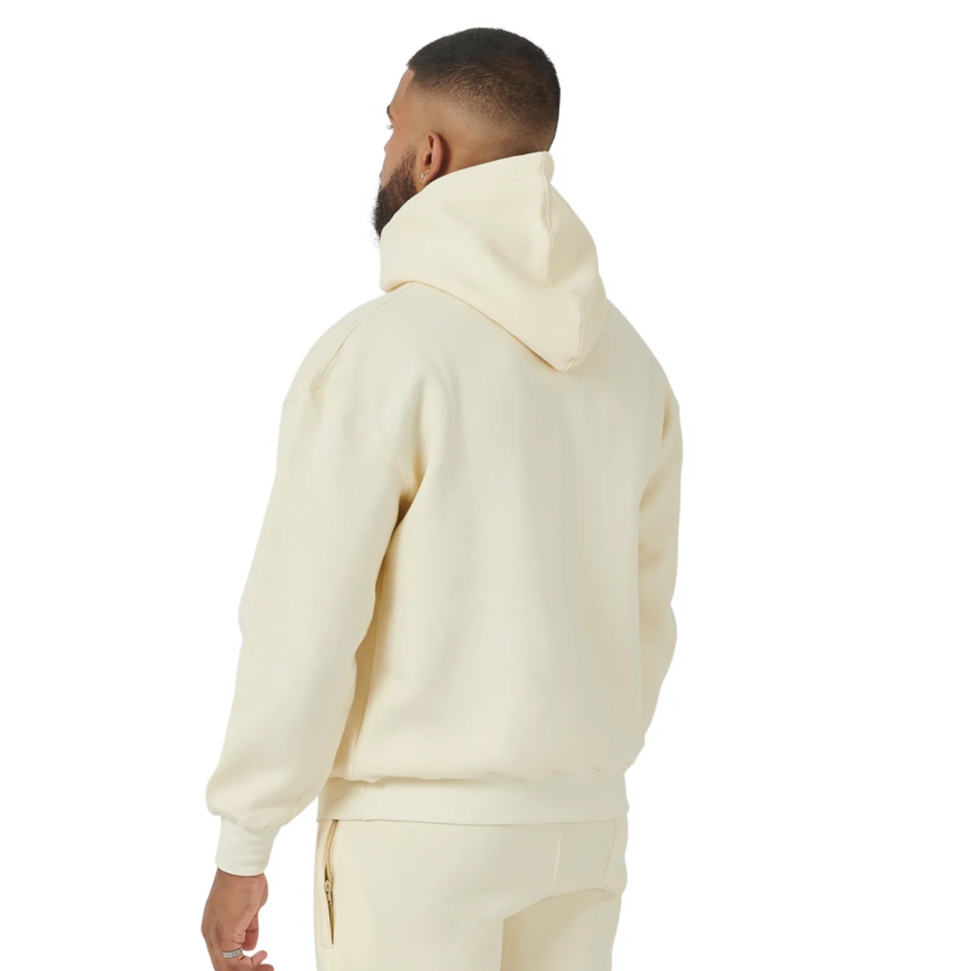 ESSENTIAL HOODIE - IVORY CREAM - BEMADE