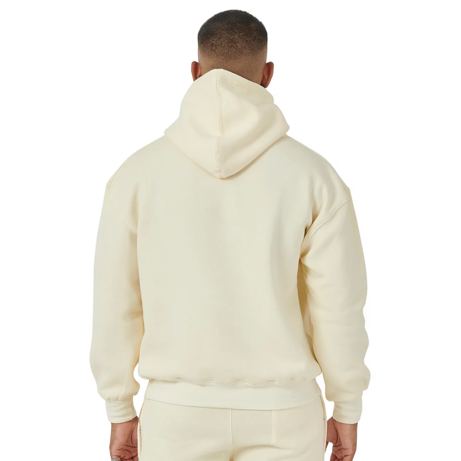 ESSENTIAL HOODIE - IVORY CREAM - BEMADE