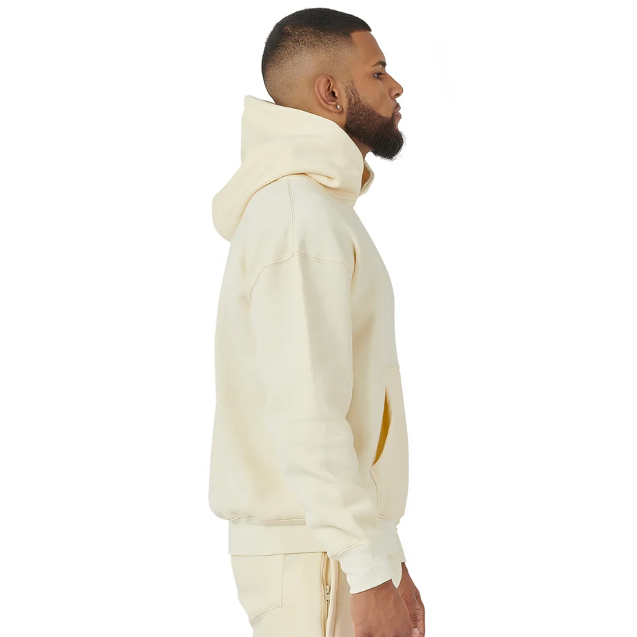 ESSENTIAL HOODIE - IVORY CREAM - BEMADE