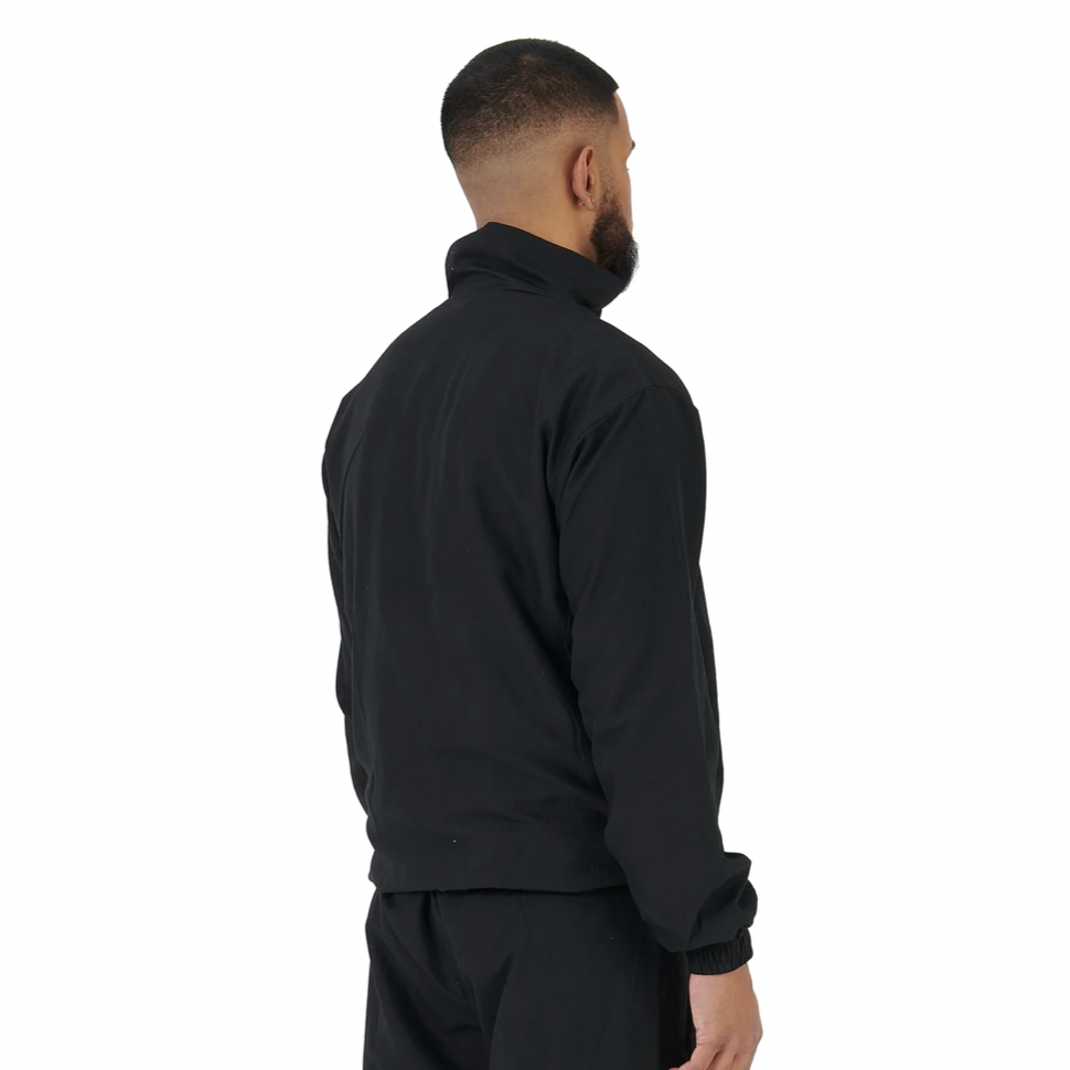 TRAINING ZIP-UP TRACK JACKET - BLACK - BEMADE
