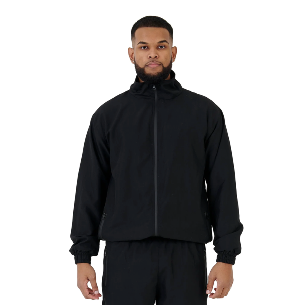 TRAINING ZIP UP TRACK JACKET BLACK BEMADE