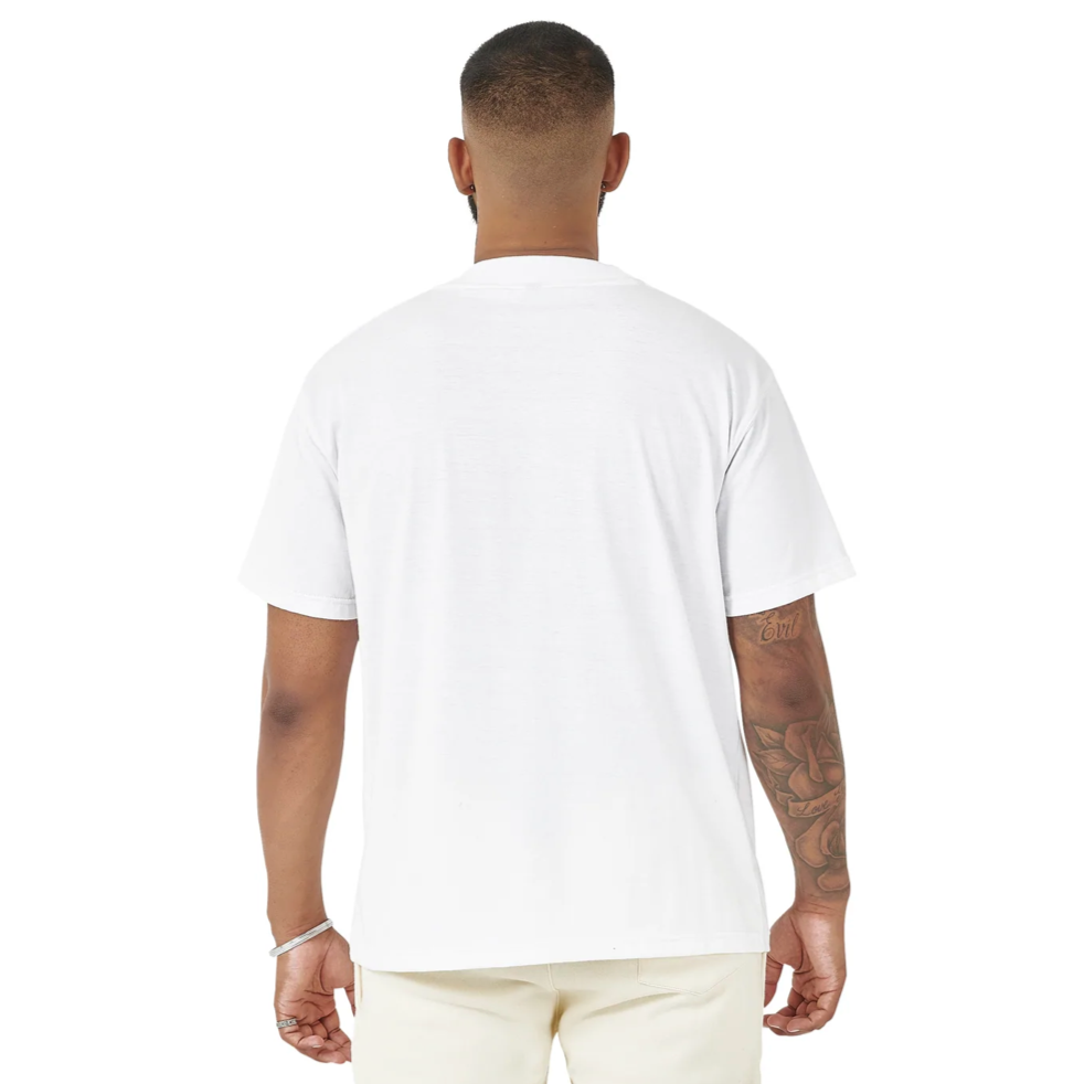 ESSENTIAL TRAINING TEE - WHITE - BEMADE