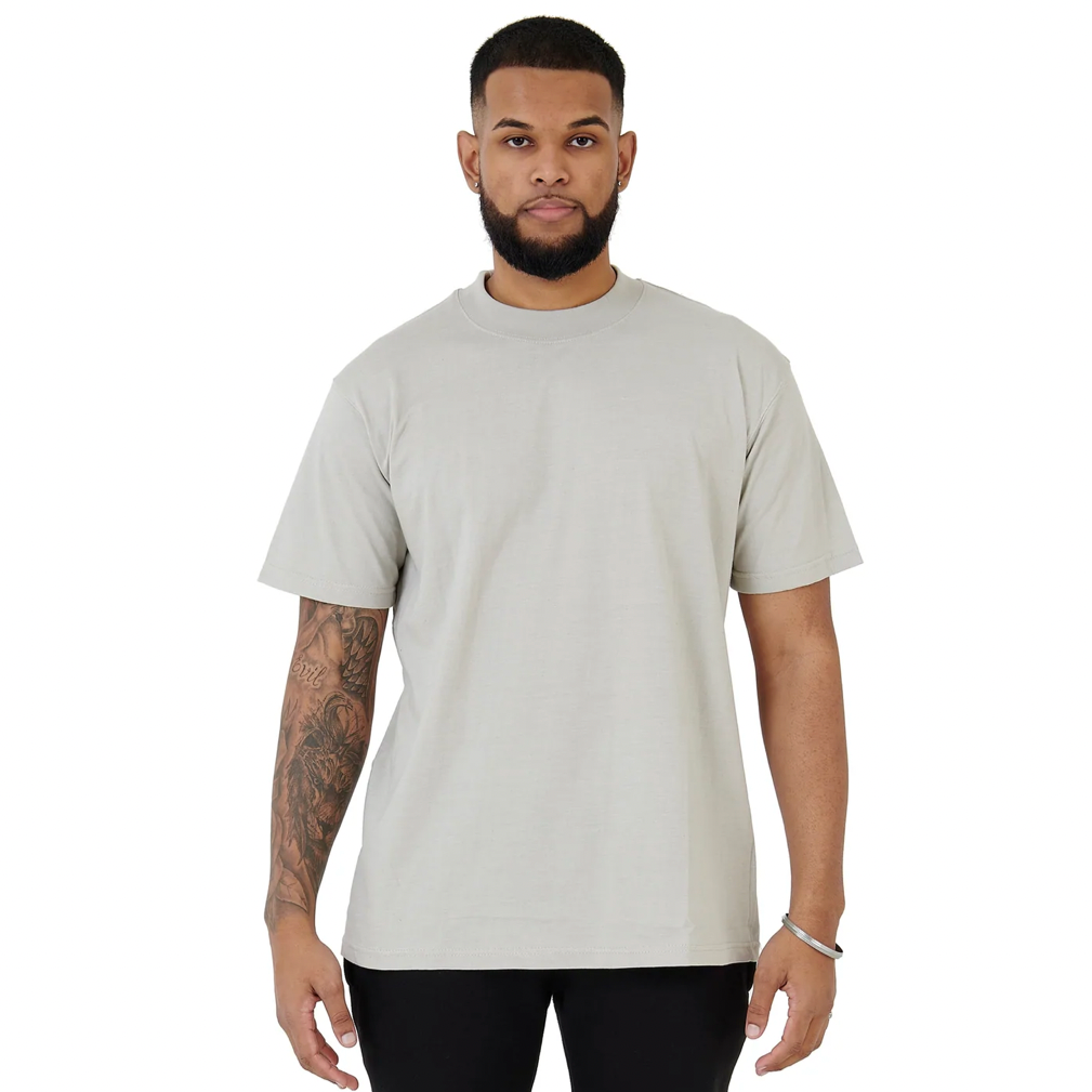 ESSENTIAL TRAINING TEE - STONE GREY - BEMADE