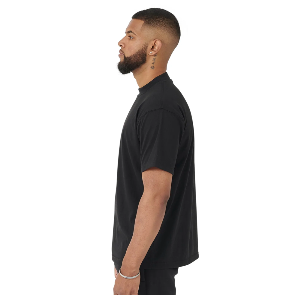 ESSENTIAL TRAINING TEE - BLACK - BEMADE