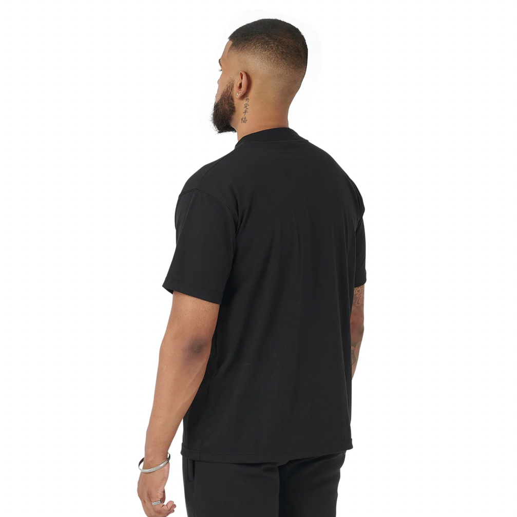 ESSENTIAL TRAINING TEE - BLACK - BEMADE