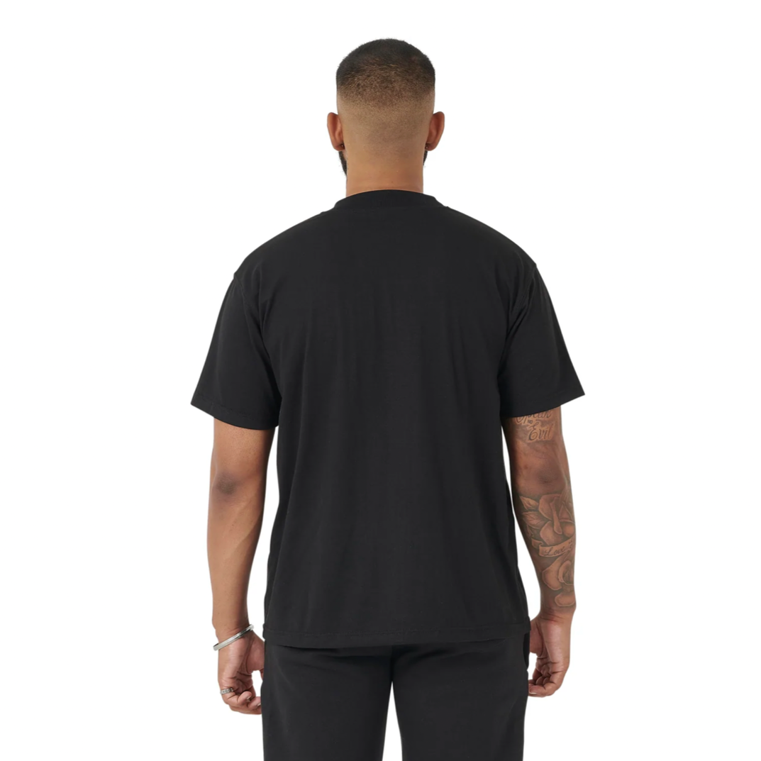 ESSENTIAL TRAINING TEE - BLACK - BEMADE