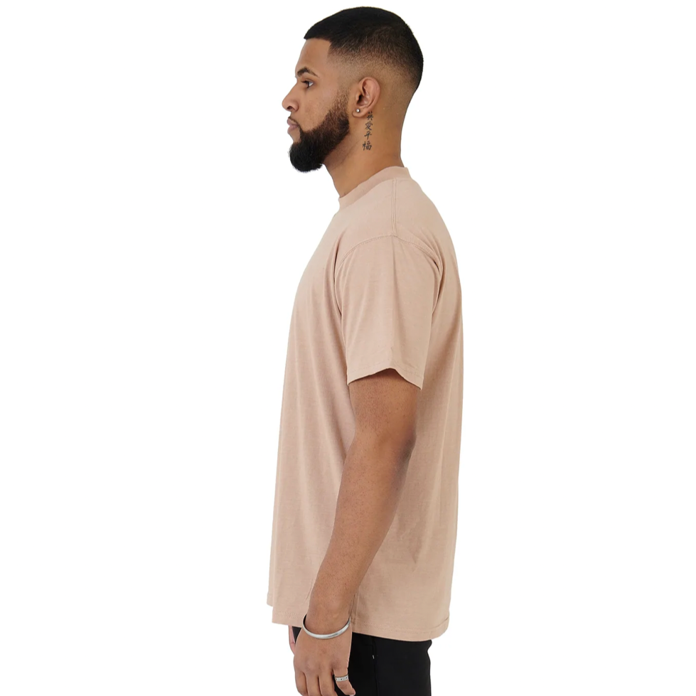 ESSENTIAL TRAINING TEE - BEIGE - BEMADE