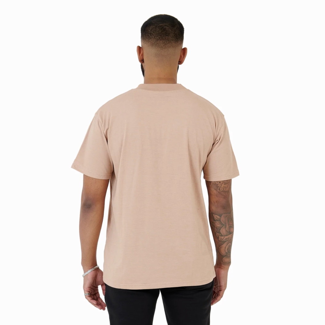 ESSENTIAL TRAINING TEE - BEIGE - BEMADE