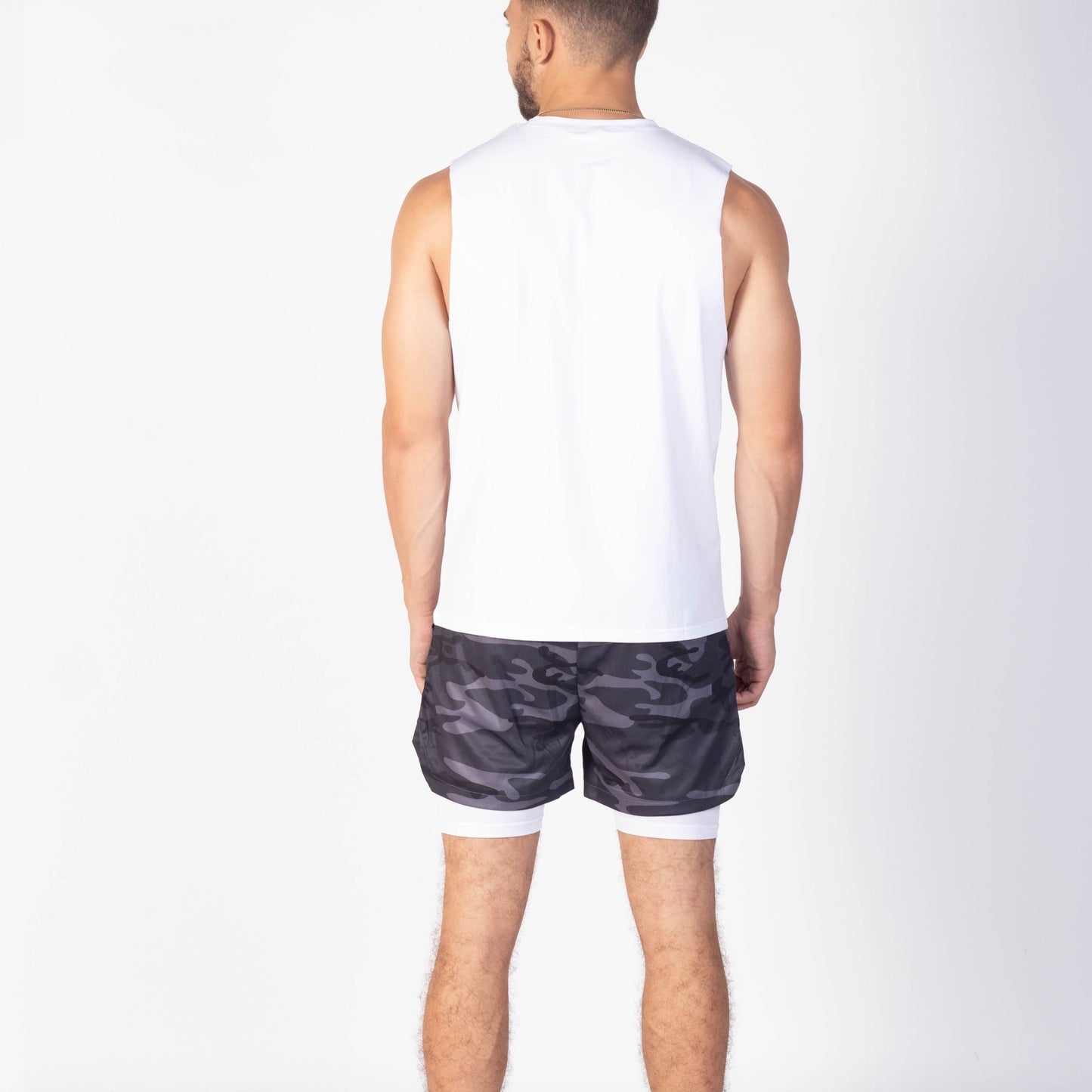 BEMADE 5" LINER SHORTS - BLACK CAMO - BEMADE